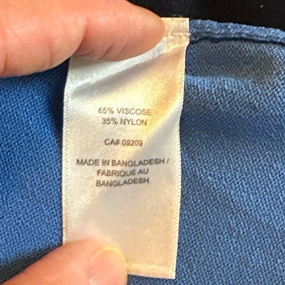 Cleo pink/lavendar sleeveless knit v-neck layering sweater - Picture 6 of 7